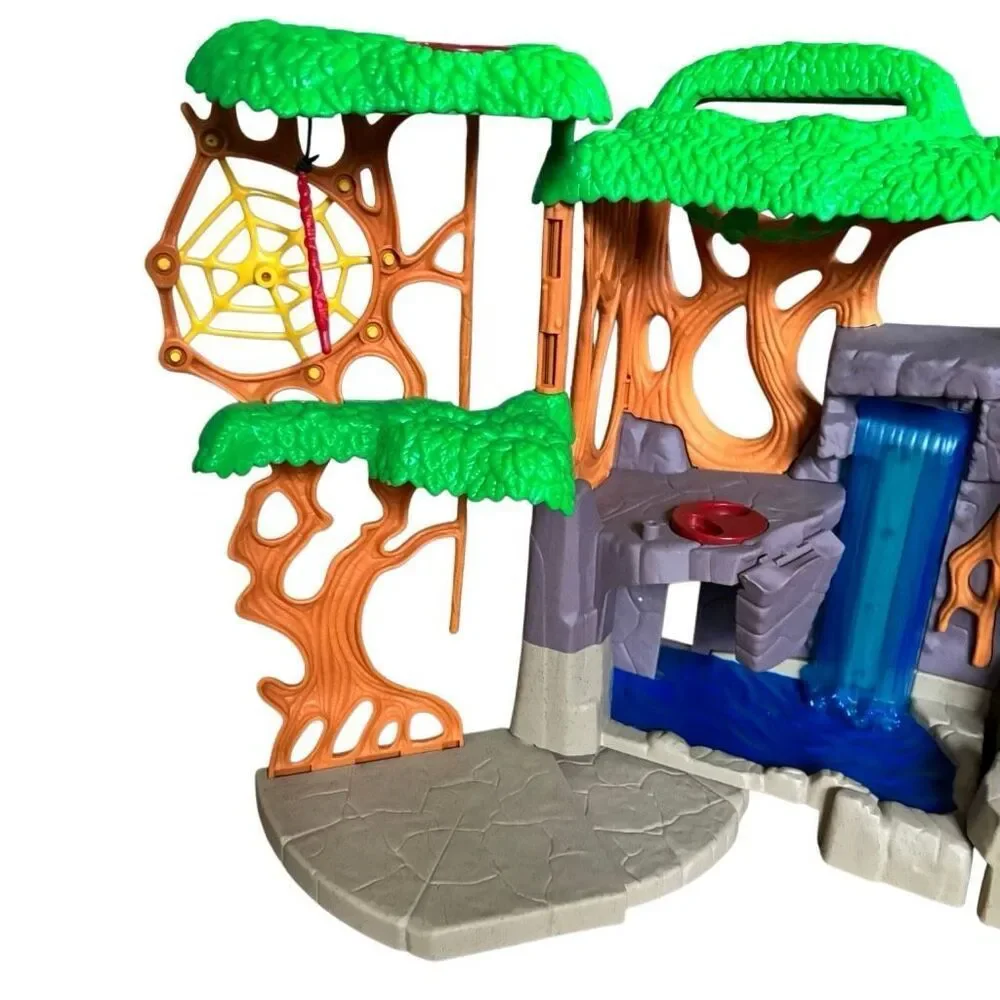 Fisher Price Imaginext Gorilla Mountain Jungle With Hippo & Some Accessories